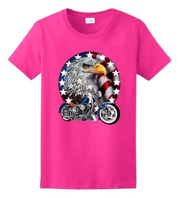 Wholesale RED, WHITE & BOLD T-SHIRT Pink Color