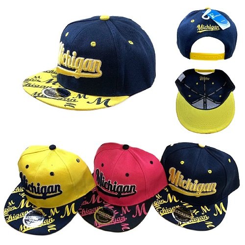 Wholesale Michigan Snapback Baseball Cap/HAT
