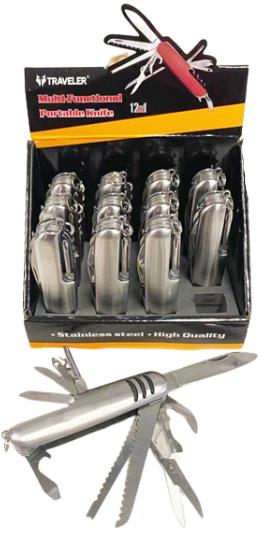 Twelve in one multi purpose knife display 12 PCs