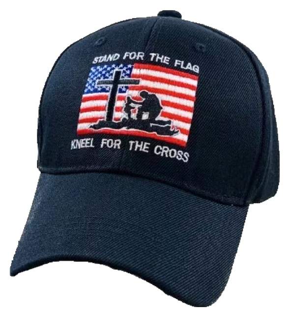 Wholesale BASEBALL Cap I Stand for The Flag I Kneel for The Cross