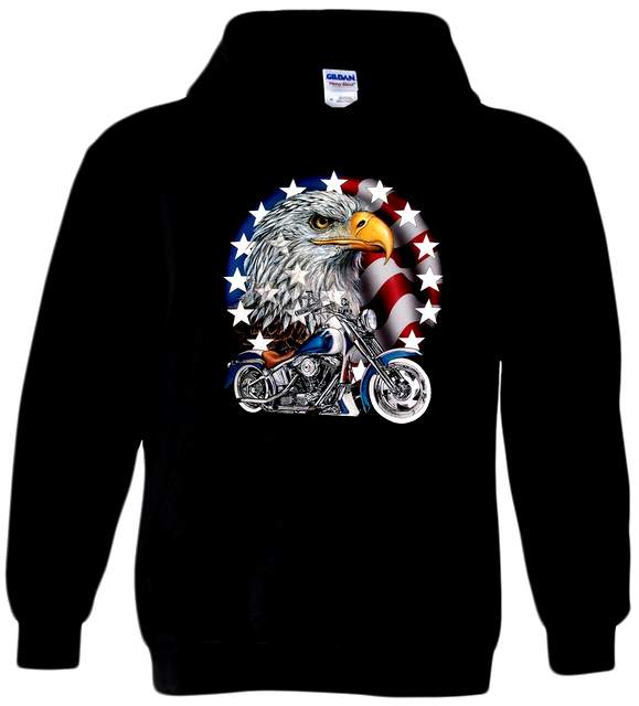 RED, WHITE & BOLD Black color Hoody XXXL