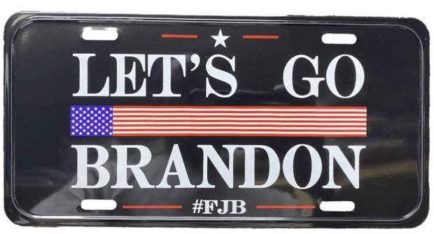 Wholesale License Plate LET'S GO BRANDON #FJB