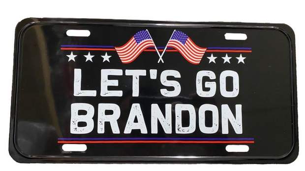 Wholesale License Plate LET'S GO BRANDON