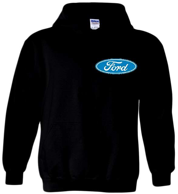 Wholesale Official LICENSED Black Color Hoody FORD XXL