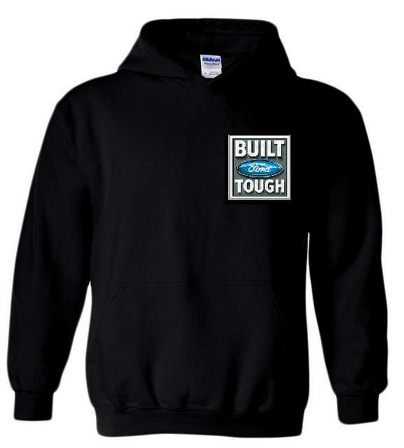 Wholesale Official LICENSED Black Color Hoody BUILT FORD TOUGH