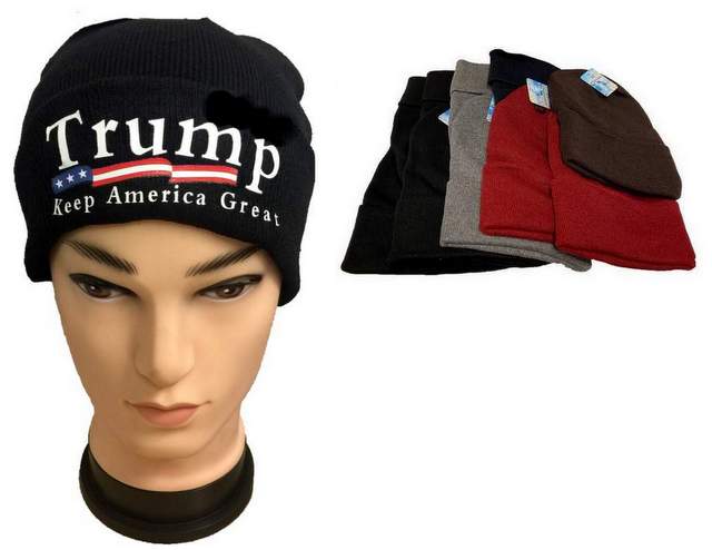 Wholesale Trump Keep America Great Winter Beanie HAT