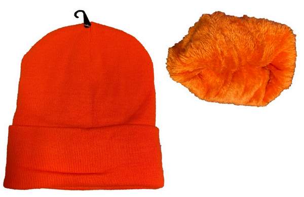 Wholesale Orange Color Winter BEANIE