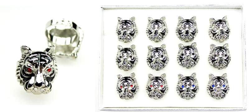 Wholesale Tiger Head Metal Ring