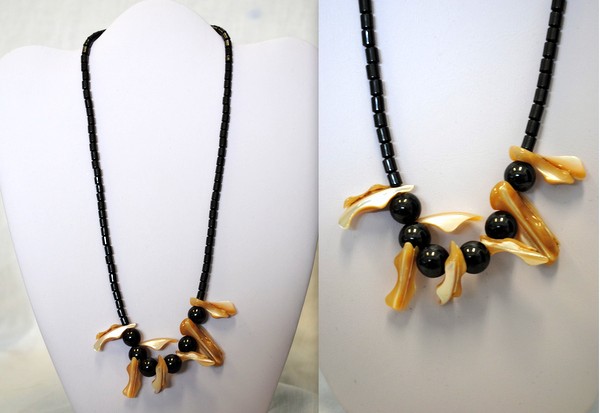 Wholeale Hematite HANDMADE Shell Necklace