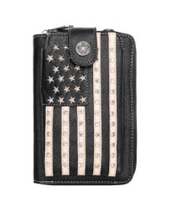 Montana West Western American PRIDE Phone Case Crossbody Wallet