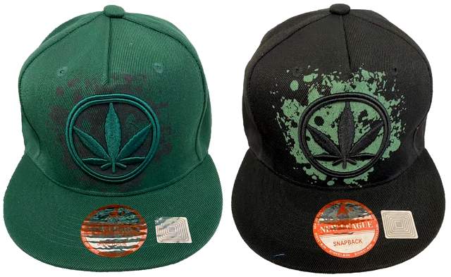 Wholesale Circle Marijuana Baseball Cap/HAT