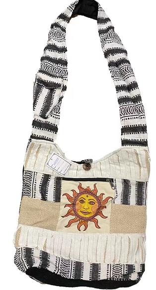 Wholesale Sun Graphic Handmade Nepal Bags