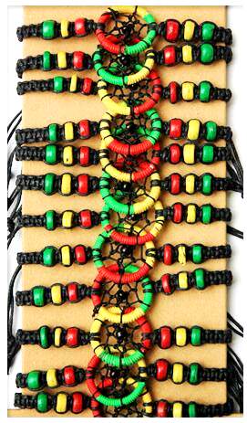 Wholesale Rasta Color DREAM CATCHER BRACELET