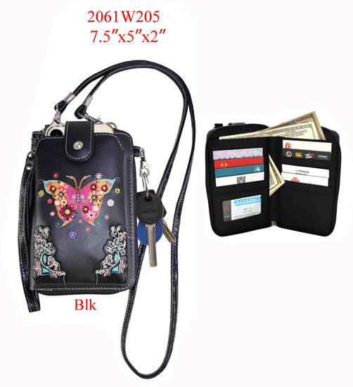 Wholesale Butterfly Design Phone WALLET