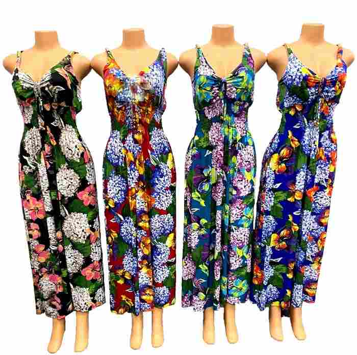 Wholesale Flower Long SUMMER Lady DRESS