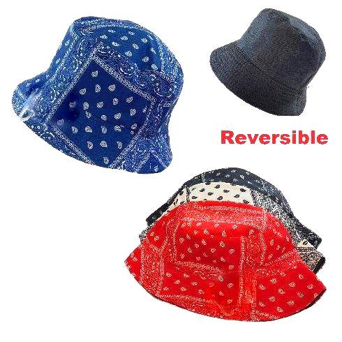 Wholesale Bucket Hat BANDANA Paisley