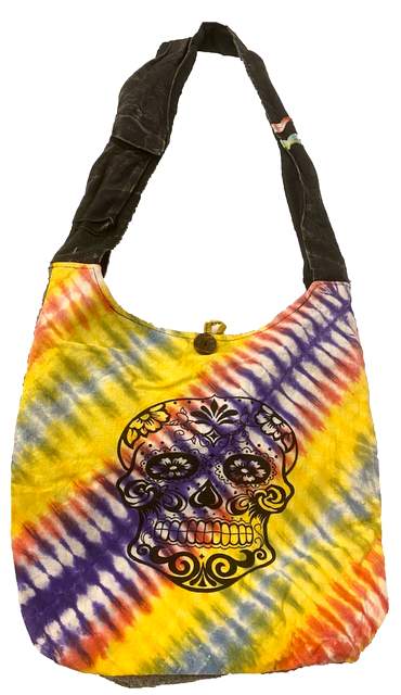 Wholesale TIE DYE Skull Hobo Bag Crossbody Purse