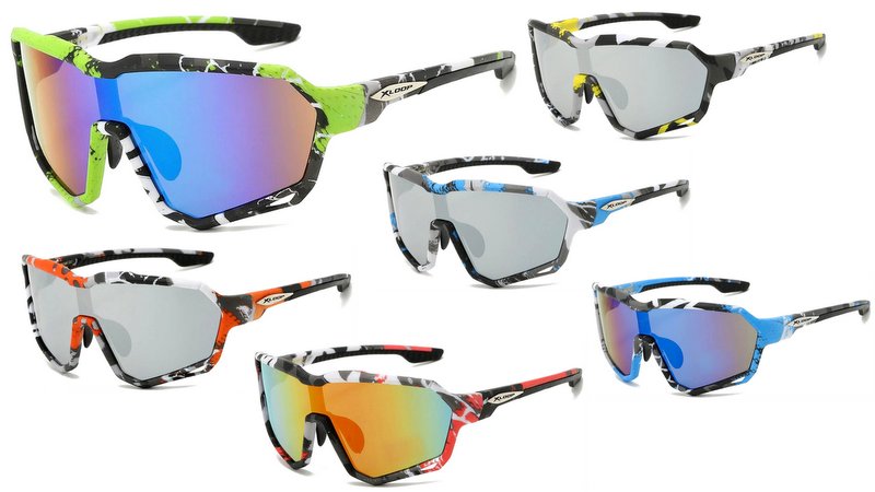 Wholesale Large FRAMEs Sports Sunglasses Camo