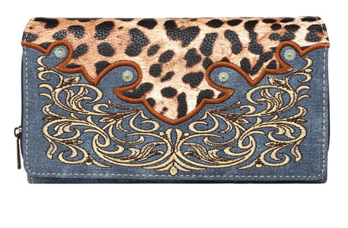 Montana West Embroidered Collection Wallet JEAN