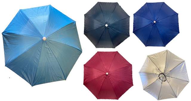 Wholesale 15'' Large Solid Color Umbrella HAT