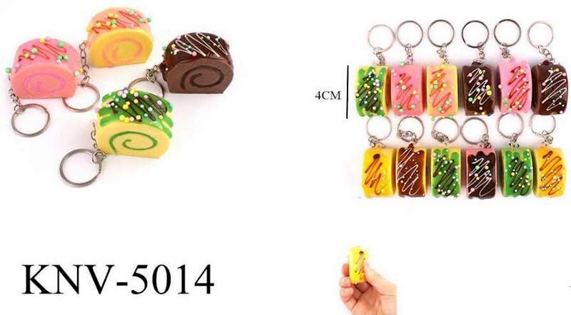 Wholesale Cake Style Squish Keychain