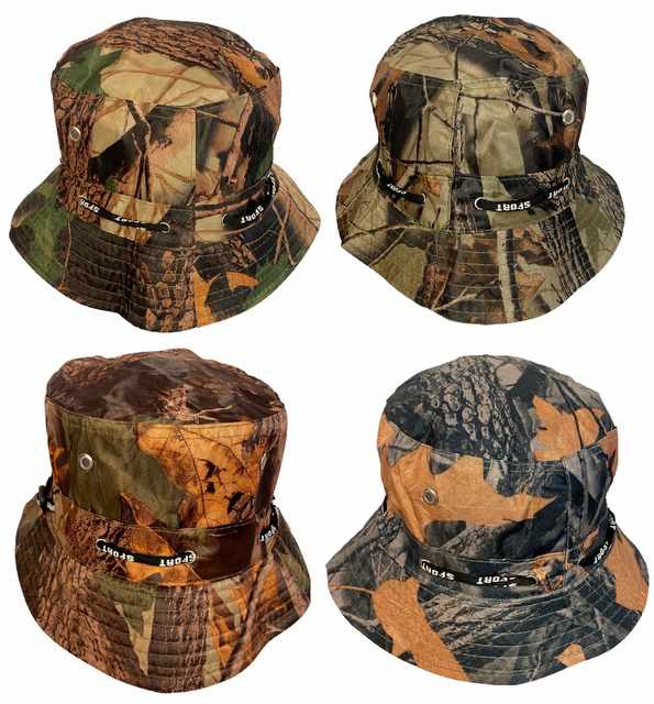 Wholesale Tree Camo Bucket HAT