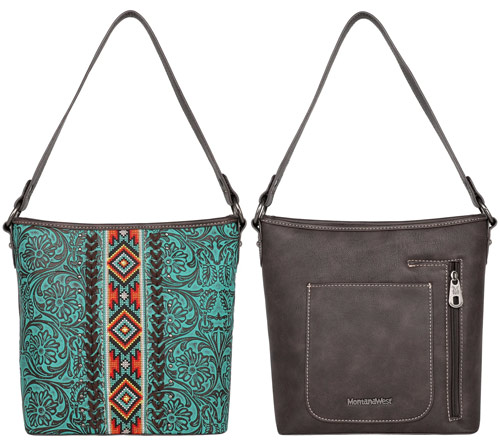 Montana West Tooled Collection Concealed Carry HOBO