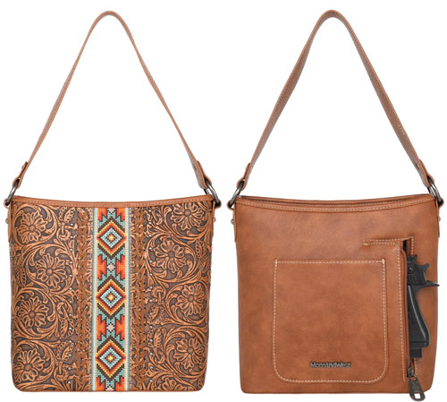 Montana West Tooled Collection Concealed Carry HOBO