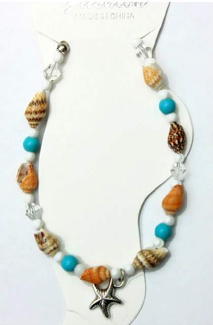 SHELL STAR FISH ANKLET