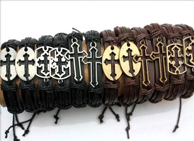 CROSS LEATHER Bracelet