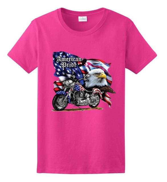 AMERICAN PRIDE Pink color T-SHIRTs XXL