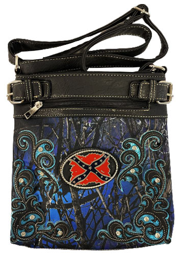 Wholesale Blue Camo REBEL Design Crossbody