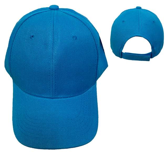 Wholesale Cyan Blue BASEBALL Cap