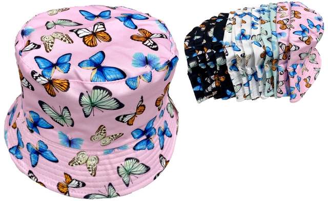 Wholesale Butterfly Bucket HAT