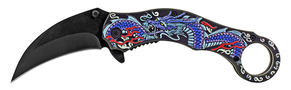 5'' Karambit Fighting Style Folding Pocket KNIFE with Finger Grip