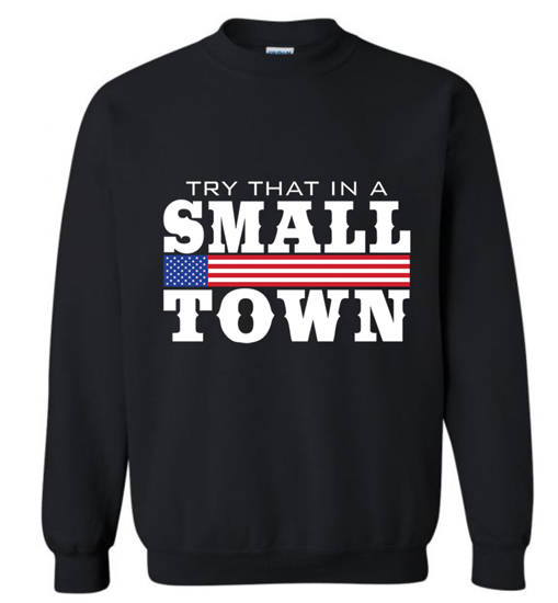 Wholesale Black Color Sweater shirt TRY THAT FLAG