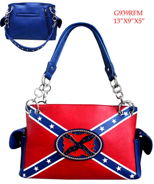 Wholesale REBEL Confederate Flag Large Purse