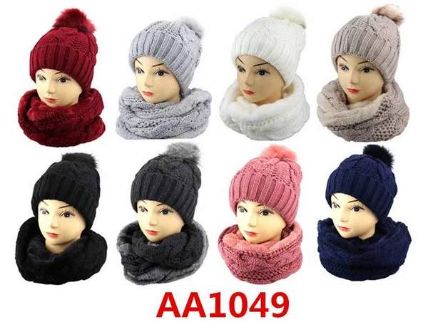 Winter Knitted Lady HAT and scarf Set