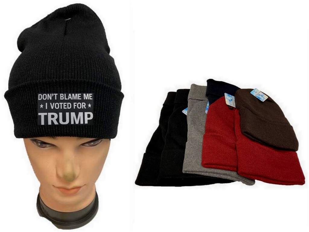 Don't Blame Me, I Voted For TRUMP Winter BEANIE Hat