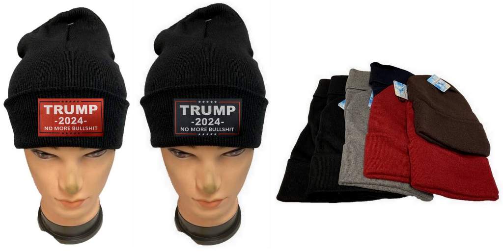 Trump 2024 ''NO MORE BULLSHIT'' Winter BEANIE