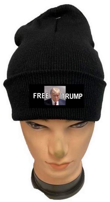 Free Trump Black Color Beanie Winter HAT