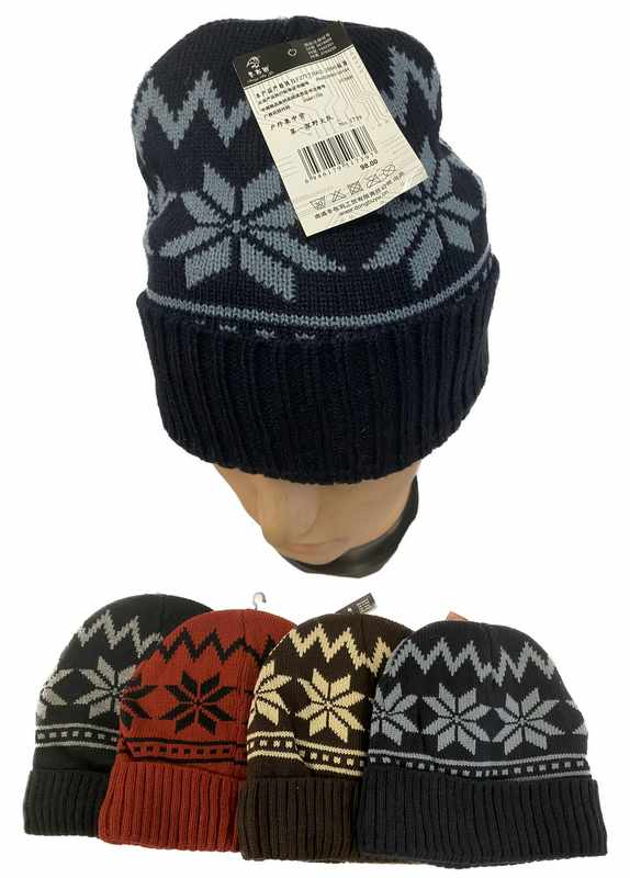 Wholesale Snowflake Style Winter Hat/BEANIE