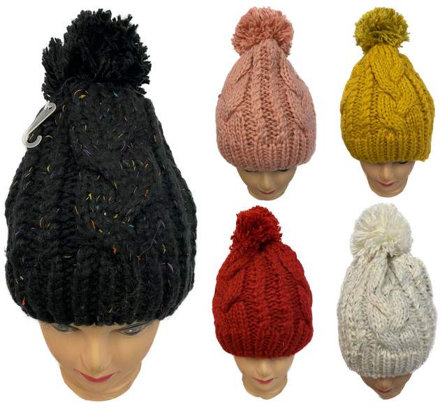 Wholesale Lady Winter Pompom HAT