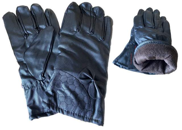 Wholesale Faux LEATHER Lady GLOVES