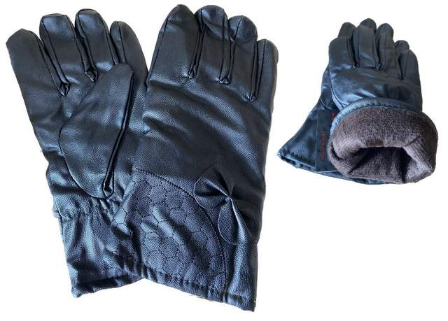 Wholesale Faux LEATHER Lady Gloves