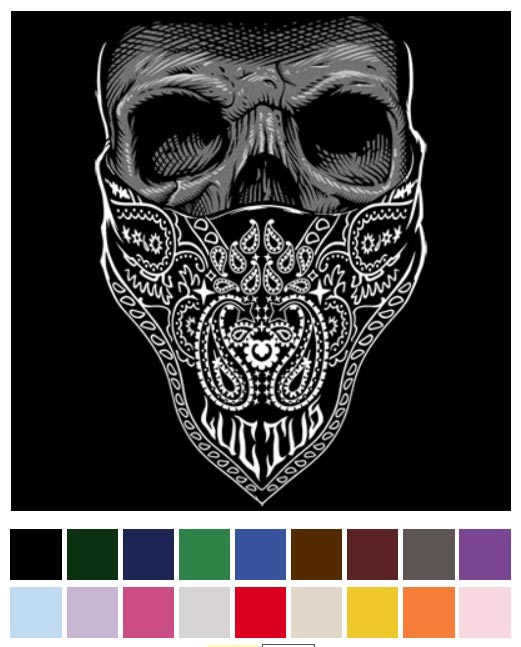 Wholesale Transfer BANDANA SKULL