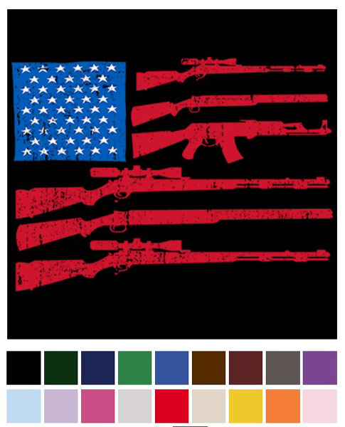 Wholesale Transfer GUN Flag