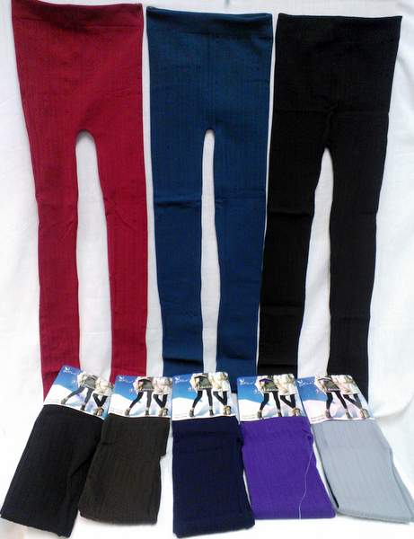 Wholesale LEGGINGS Solid Color with Patterns