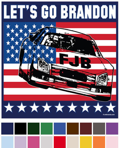 Wholesale Transfer GO BRANDON CAR American FLAG