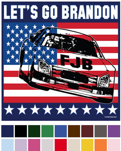 Wholesale Transfer GO BRANDON CAR American Flag